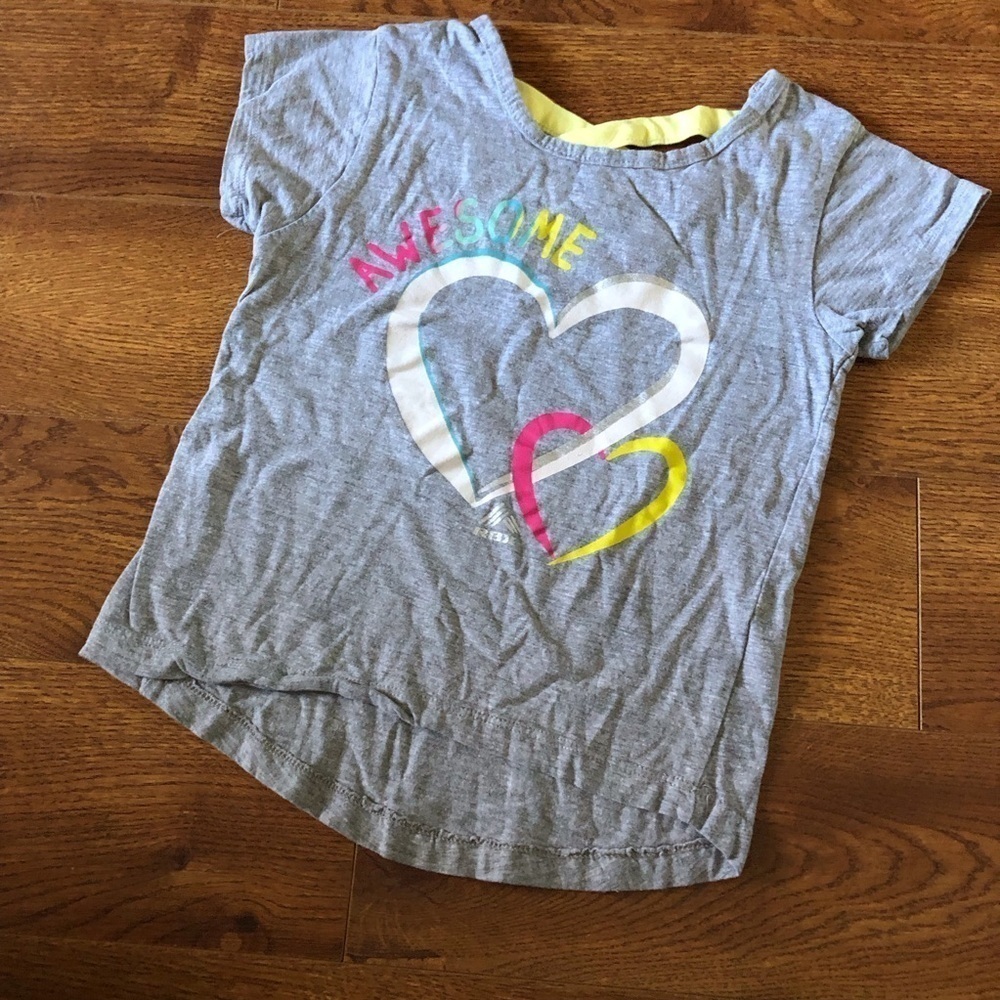 RBX gray short sleeve graphic tee in size 7/8